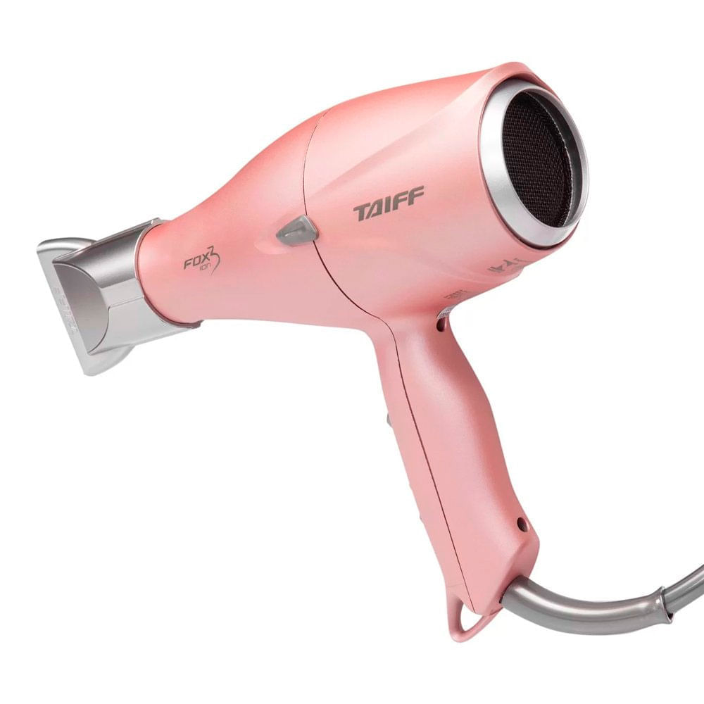 Secador De Cabelo Taiff 2200W Fox Ion 3 Rose 220V