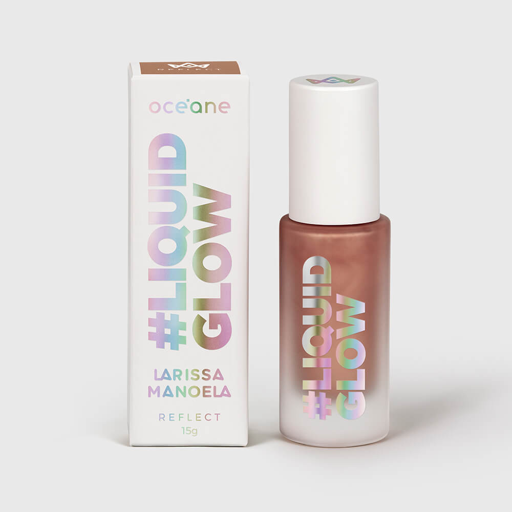 Iluminador Líquido Bronze Larissa Manoela By Océane - Liquid Glow Reflect 15g