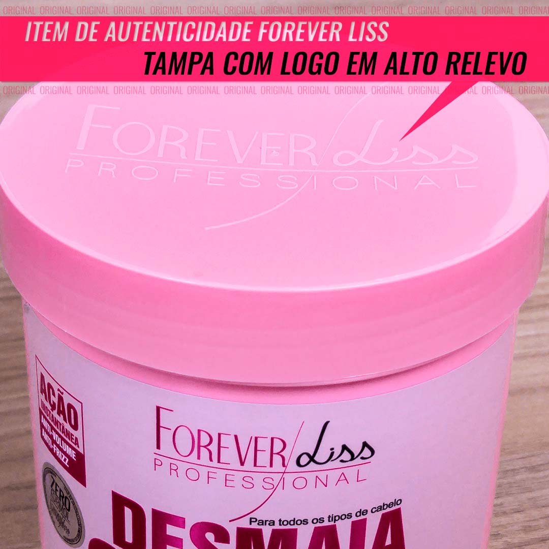 Máscara Capilar Ultra Hidratante Desmaia Cabelo Forever Liss 950g