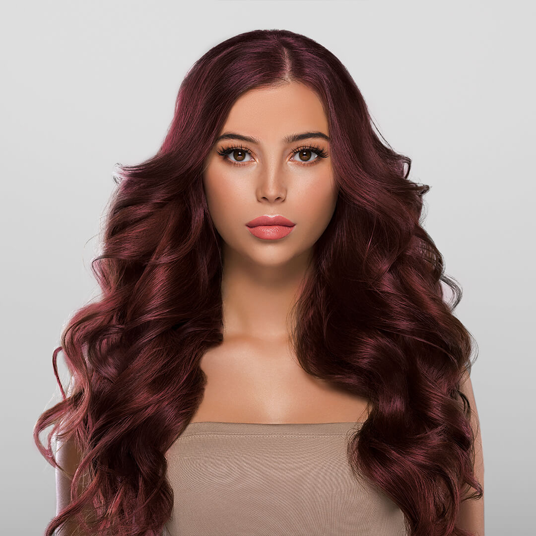 Tinta De Cabelo Forever Ton 6.6 Borgonha Castanho Vermelho Intenso