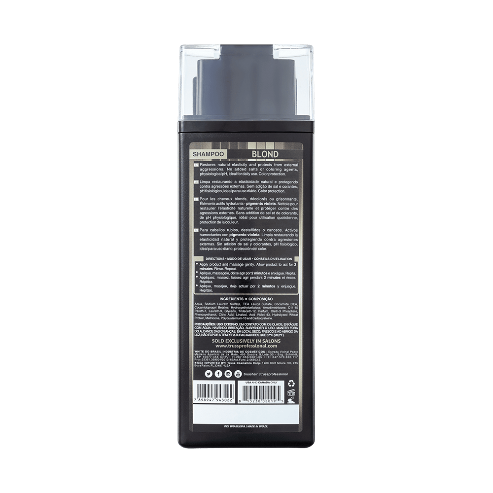 Shampoo Desamarelador Truss Blond 300Ml