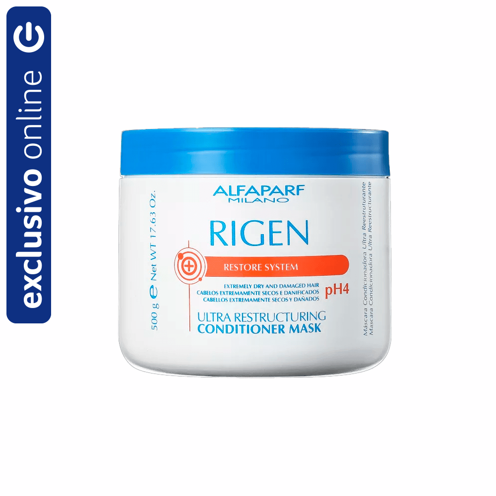 Máscara De Reconstrução Alfaparf Rigen Restore System 500g