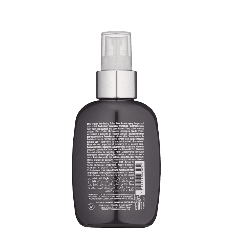 Spray De Brilho Capilar Alfaparf Milano Sublime Semi Di Lino Cristalli 125Ml