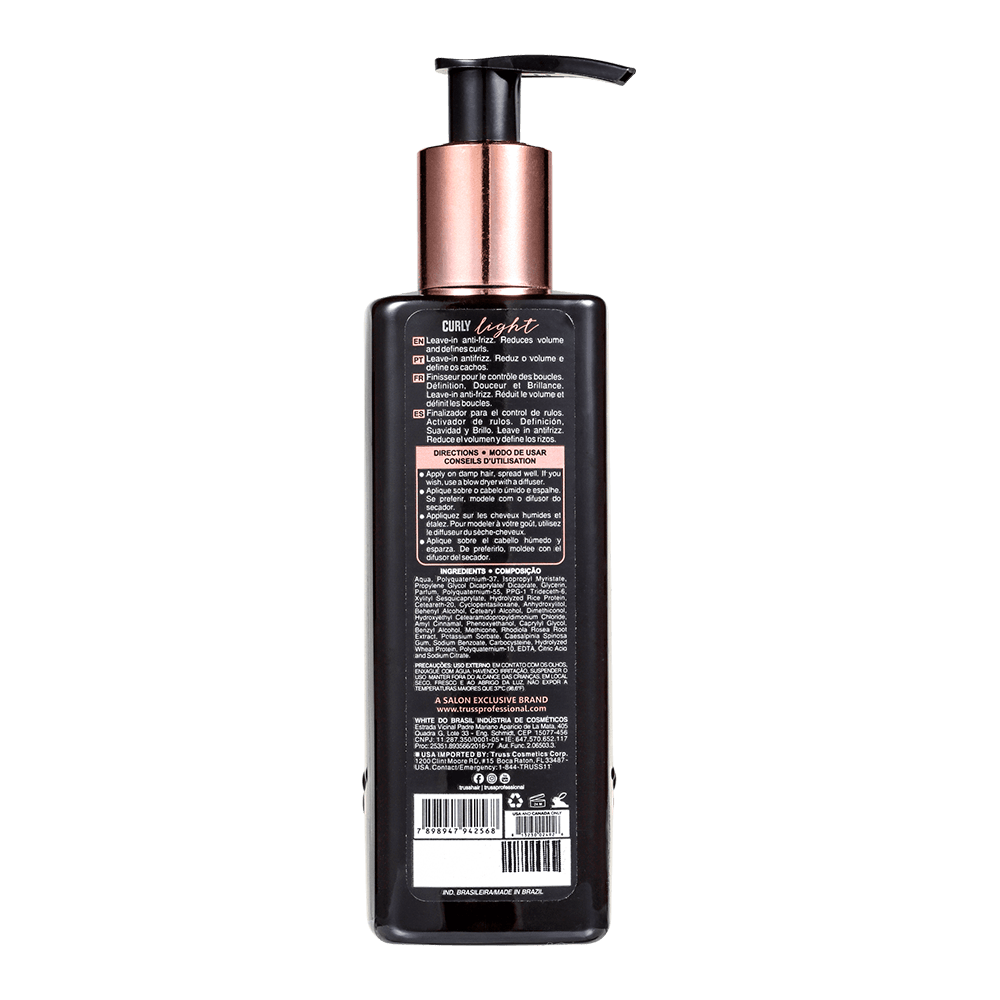 Ativador de Cachos Truss Curly Light 250 ml