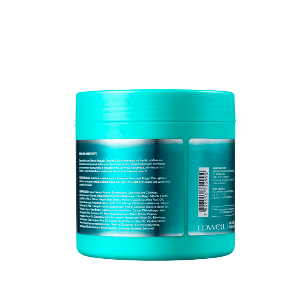 Máscara Capilar Lowell Cacho Mágico Umectante 450g