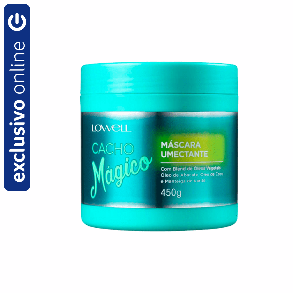 Máscara Capilar Lowell Cacho Mágico Umectante 450g