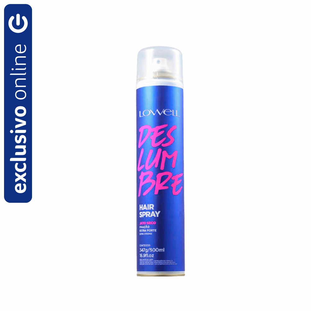 Spray Fixador Lowell Deslumbre 500Ml