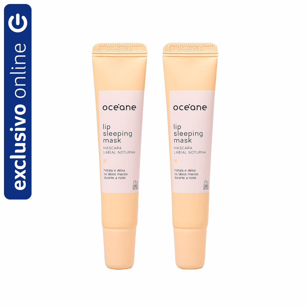 Kit Máscara Labial Noturna Océane Lip Sleeping Mask 15g 2 Unidades