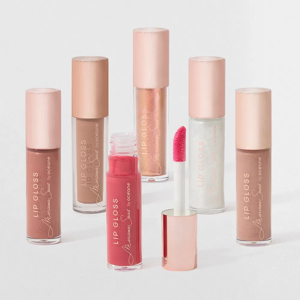 Kit Mariana Saad By Océane Brilho Labial Lip Gloss 6 Unidades