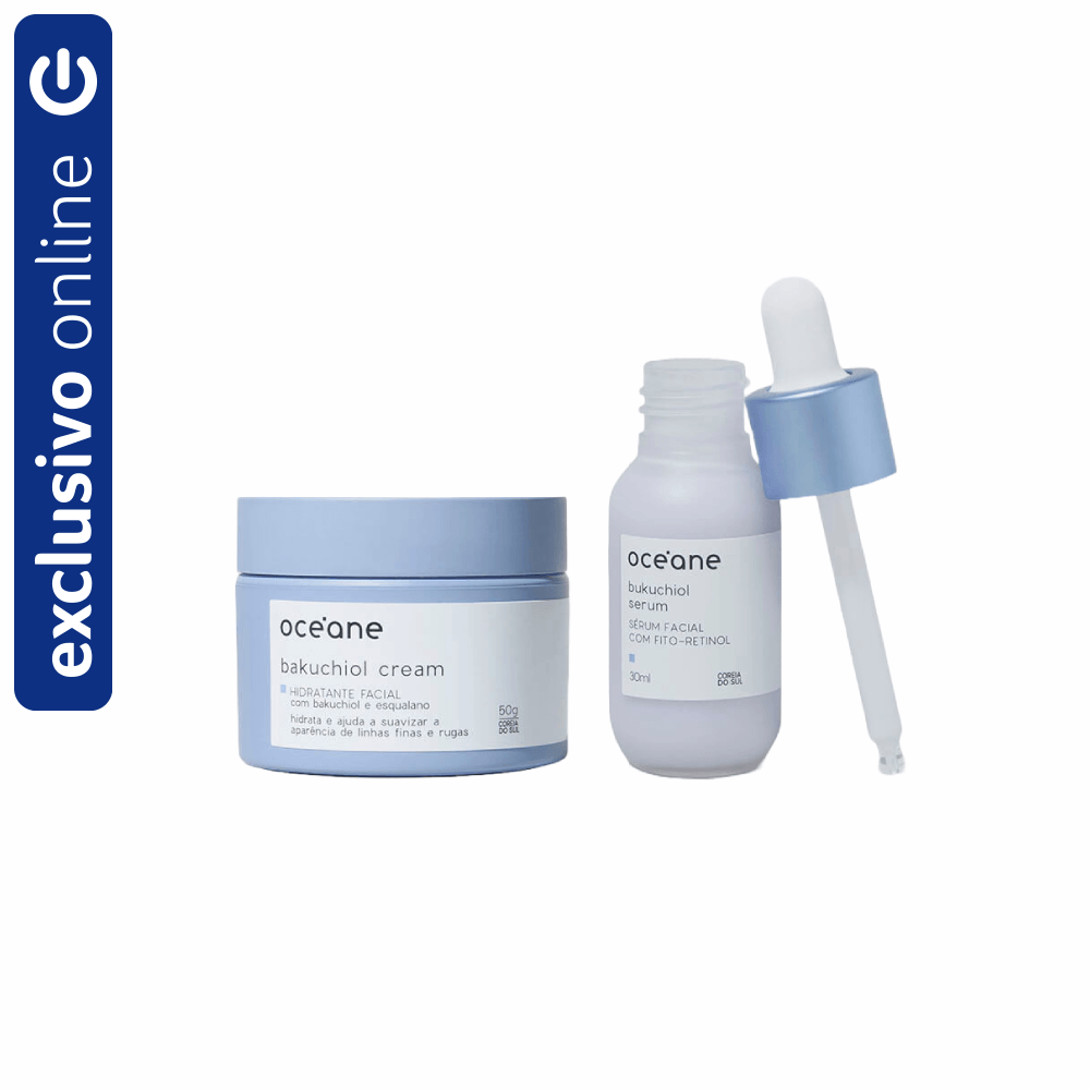 Kit Océane Sérum Com Fito-Retinol + Hidratante Facial Com Fito-Retinol