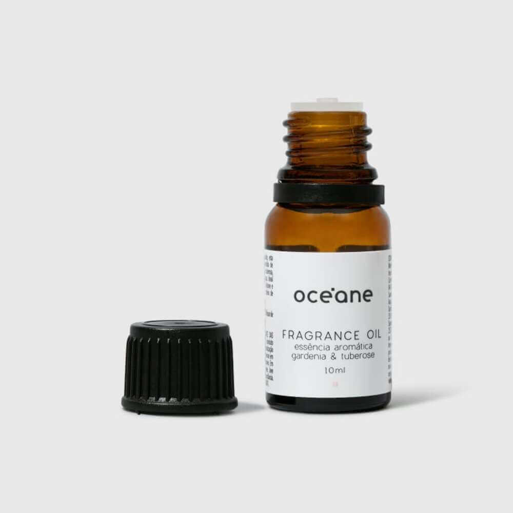 Kit Océane Difusor De Aromas Preto + Essência De Gardênia E Tuberosa
