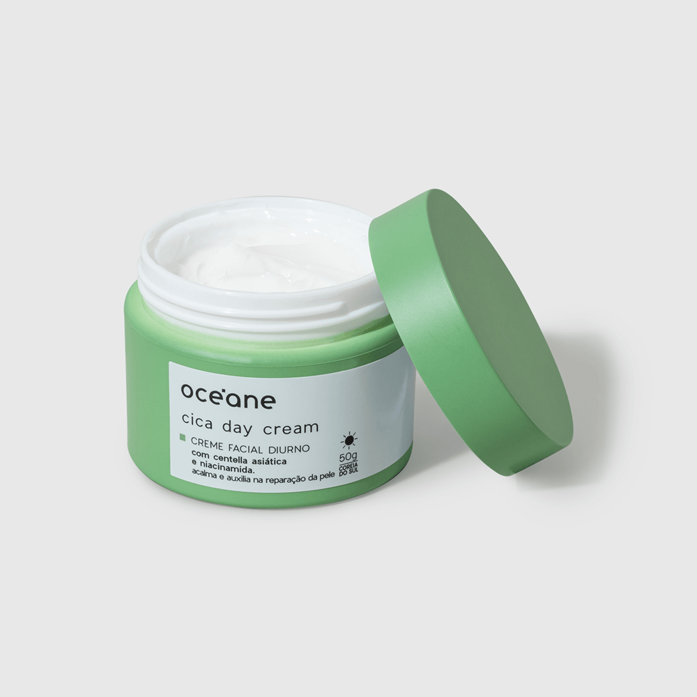 Kit Océane Creme Facial Diurno Cica + Esfoliante Facial Scrub
