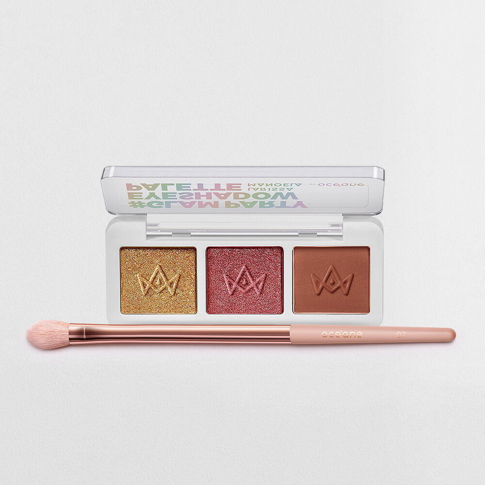 Kit Océane Paleta de Sombras Glam Party Larissa Manoela + Pincel