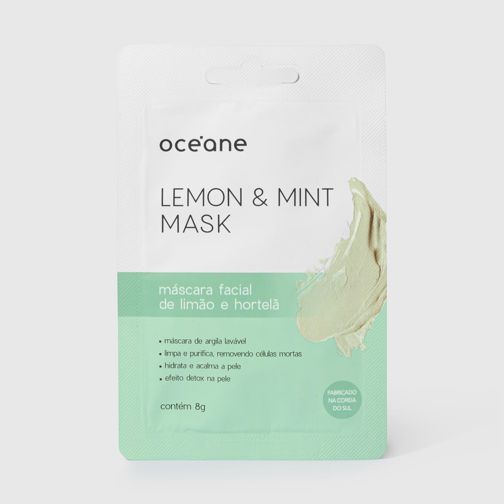Kit Océane Máscara Facial 2 Unidades + Máscara Para Olhos 2 Unidades