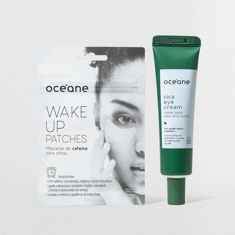 Kit Océane Creme Para Área Dos Olhos + Máscara Para Olhos
