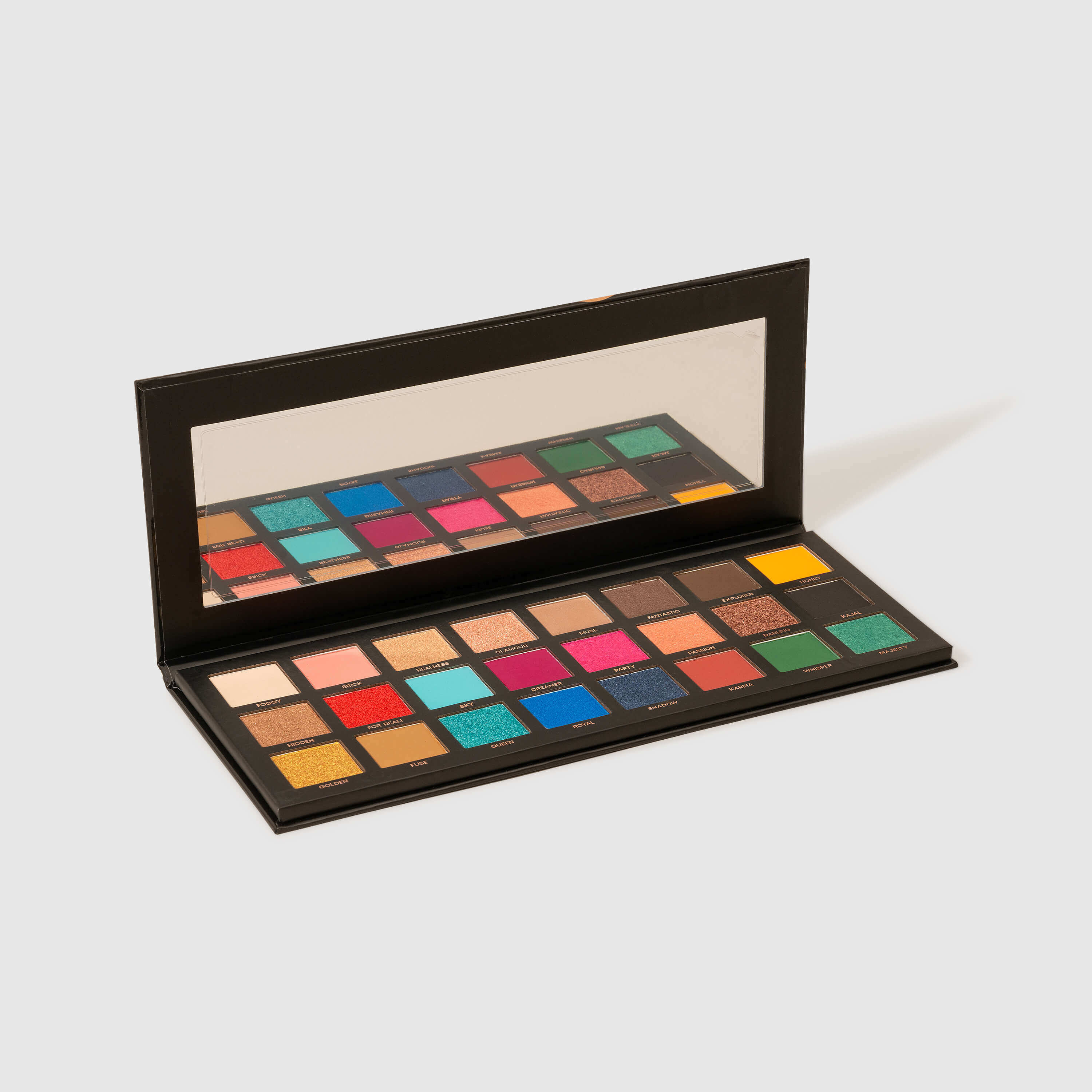 Kit Océane Paleta De Sombras 24.1 Cores + Pincel Para Sombra Ocn8