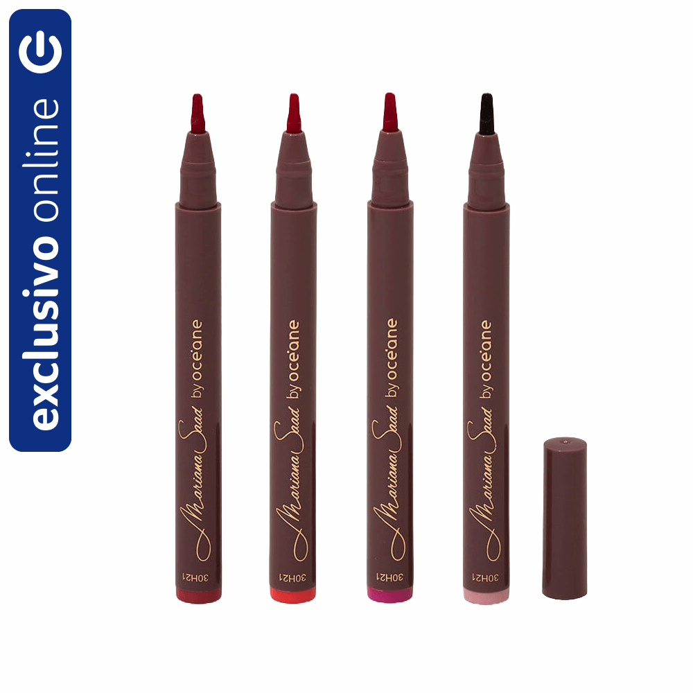 Kit Mariana Saad By Océane Caneta Batom Tinted Pen 4 Unidades