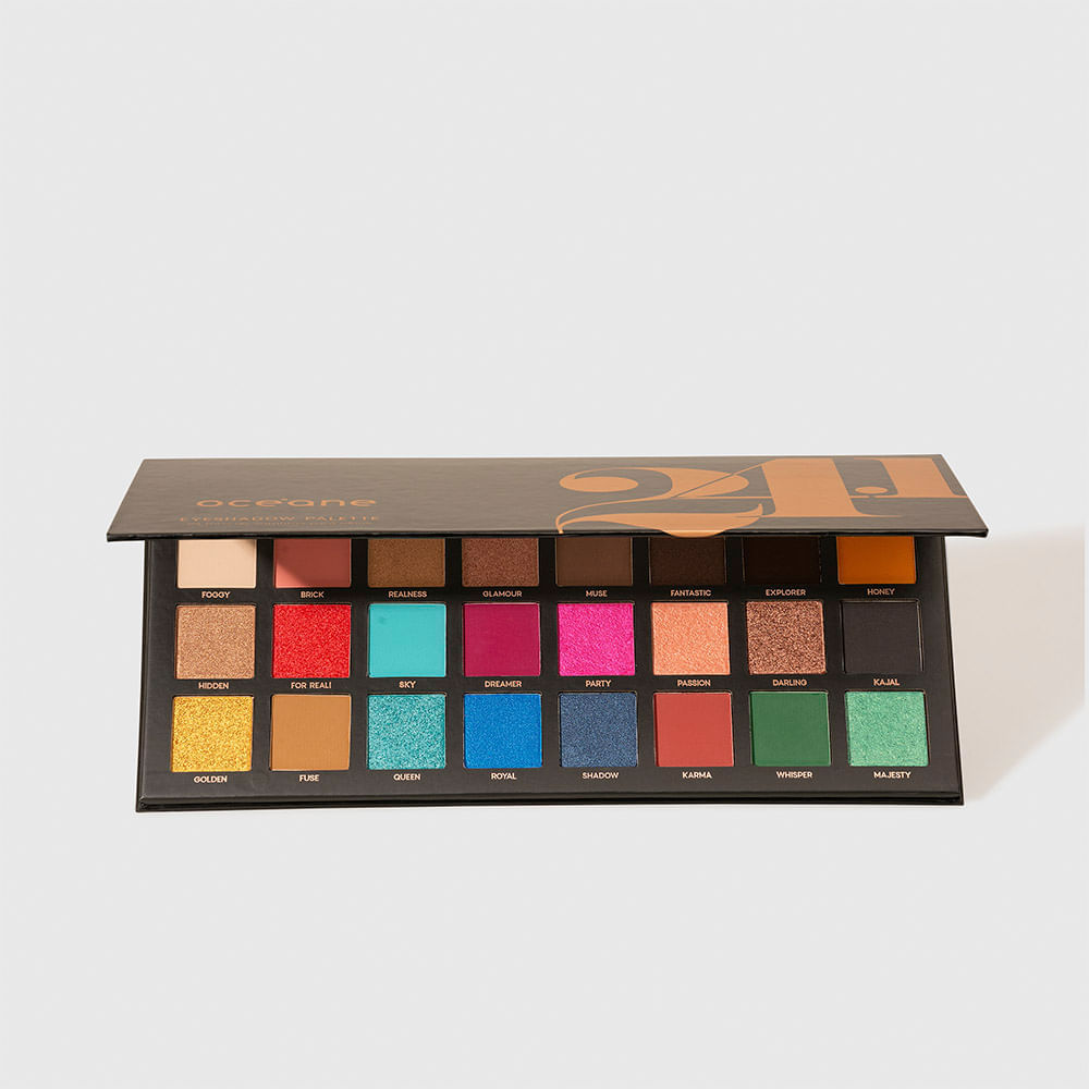 Kit Océane Paleta De Sombras 24.1 Cores + Paleta De Sombras 24 Cores