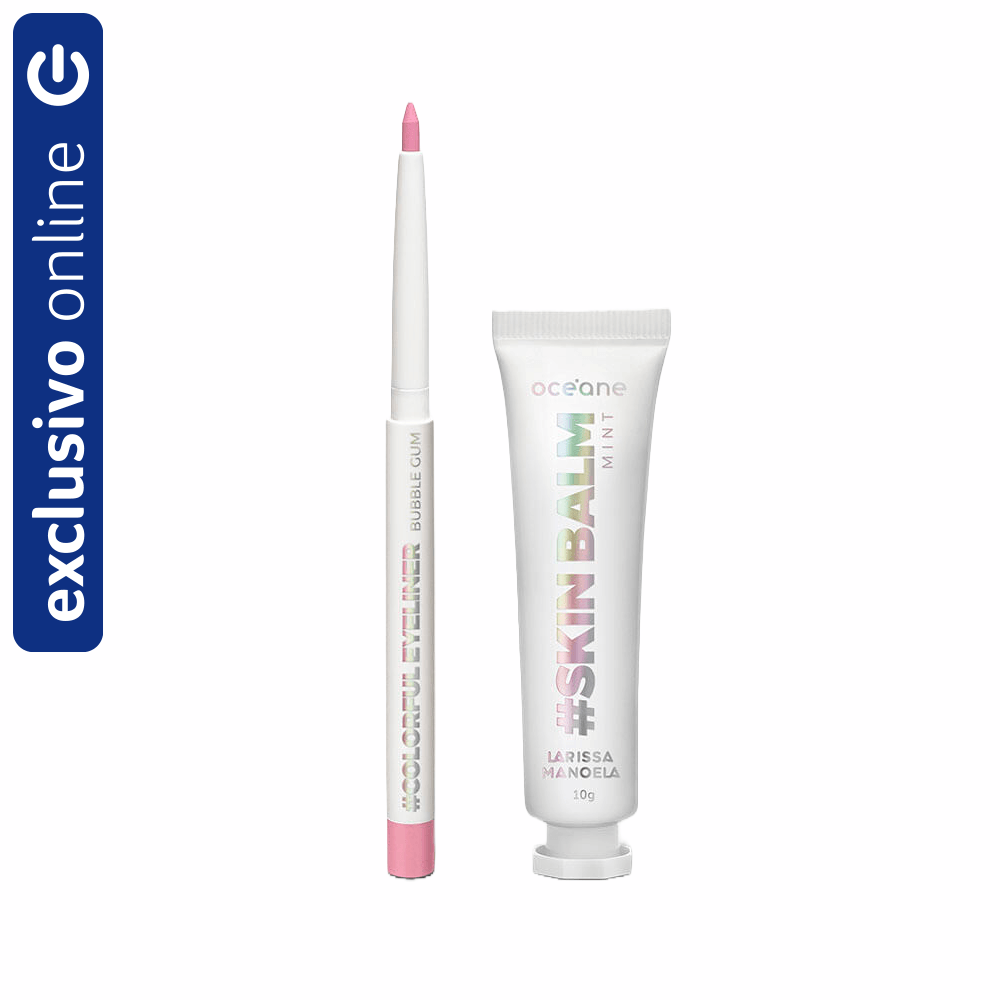 Kit Larissa Manoela By Océane Lápis Delineador + Hidrtante Labial