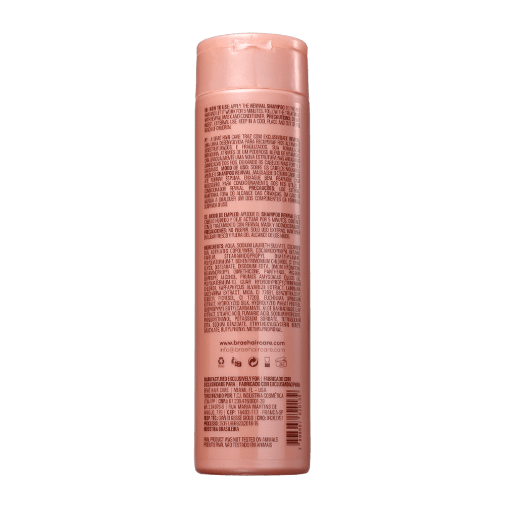 Shampoo Reconstrutor Braé Revival 250Ml