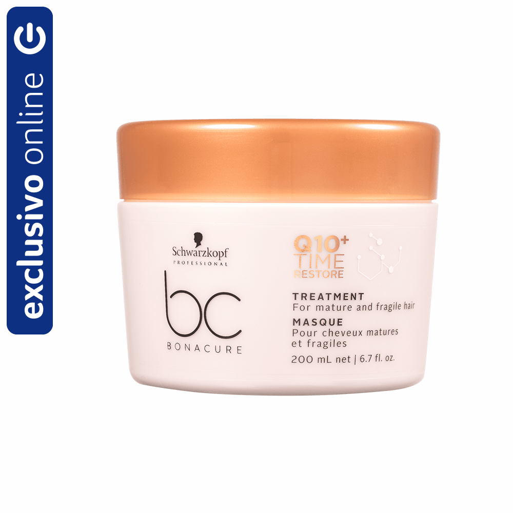 Máscara Capilar Schwarzkopf Professional BC Bonacure Q10+ Time Restore 200Ml