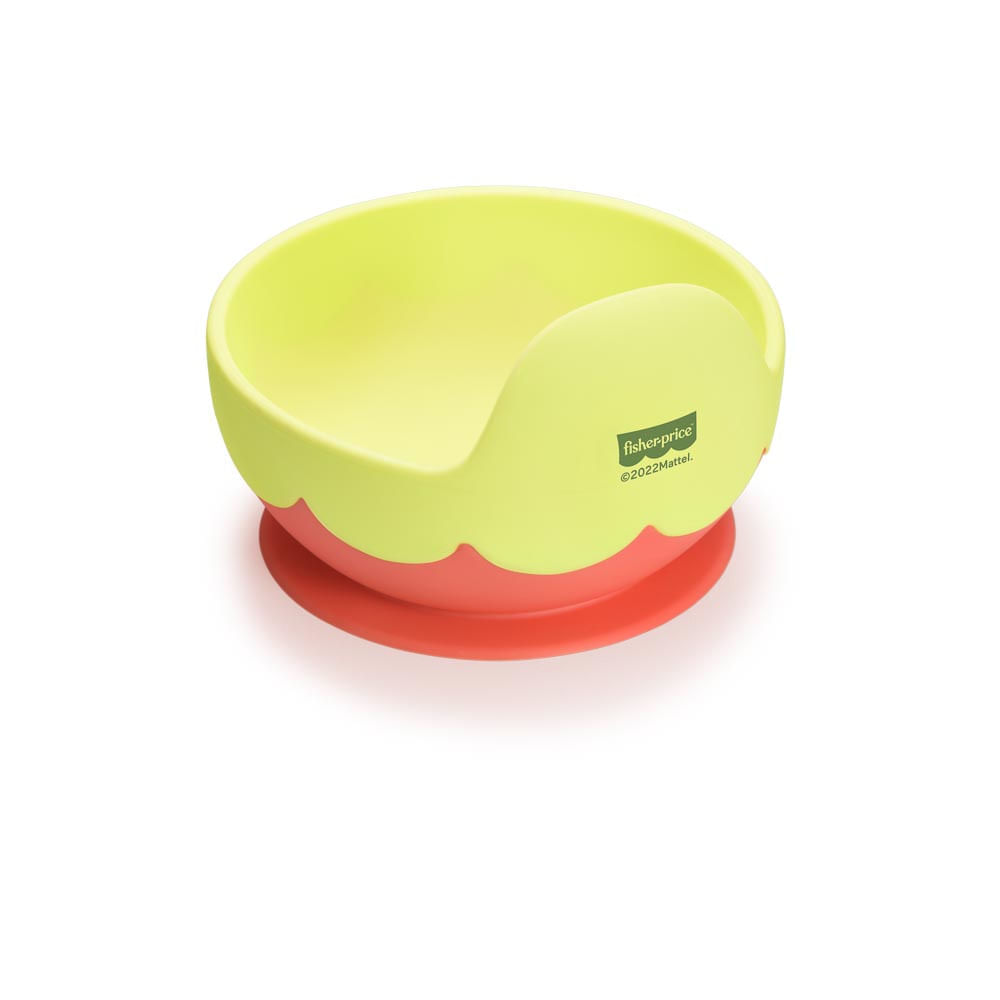 Kit Fisher-Price Tigela De Silicone Com Ventosa E Colheres De Treinamento Fase 1 E 2
