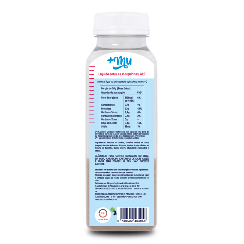 Proteina Muke Mais Mu Vegetal Torta Banana E Canela 36g