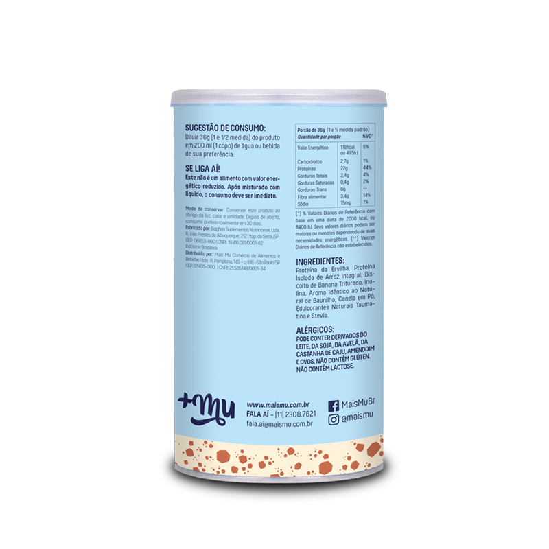 Proteina Muke Mais Mu Vegetal Torta Banana E Canela 36g