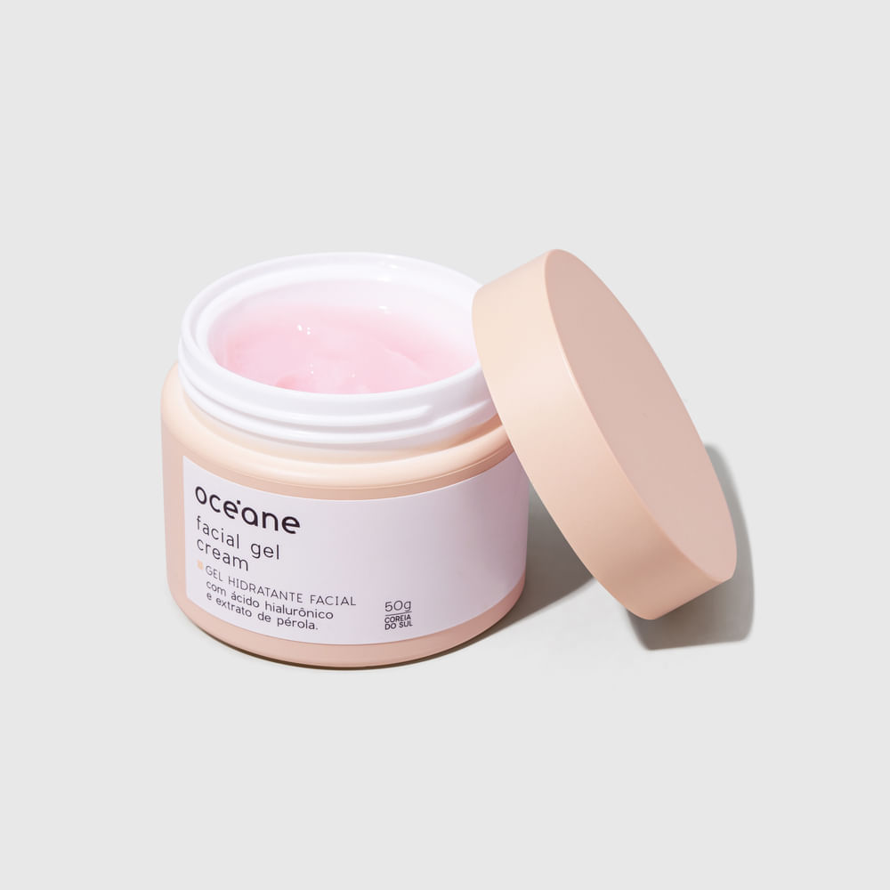 Kit Massageador Facial 3D De Quartzo Rosa + Gel Hidratante Facial Com Extrato De Pérola