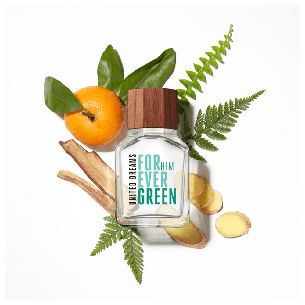 Benetton Forever Green United Dreams Eau de Toilette Perfume Masculino 100ml