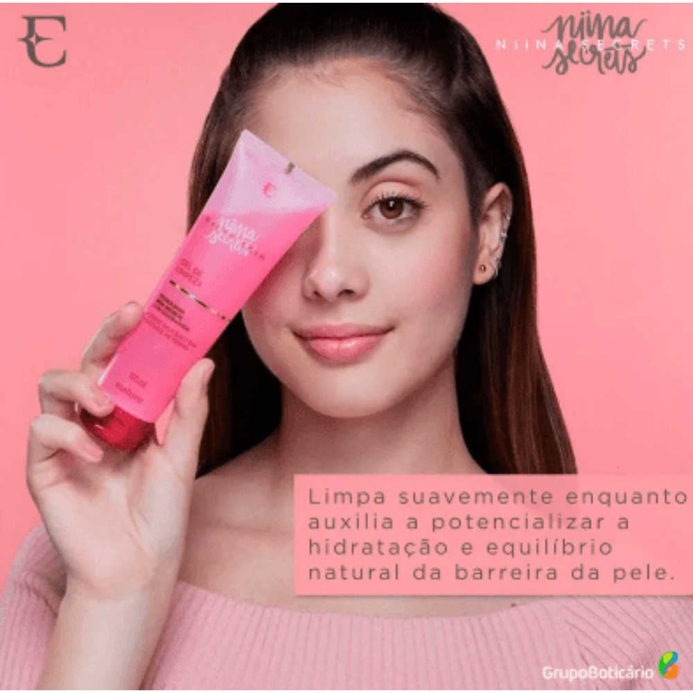 Gel De Limpeza Facial Eudora Niina Secrets Skin 100Ml