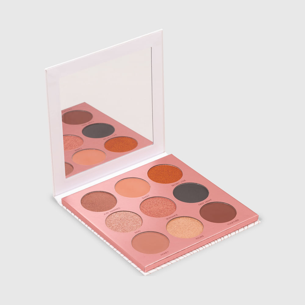 Kit Mariana Saad By Océane Paleta De Sombras + Esponja De Maquiagem Flat Blend