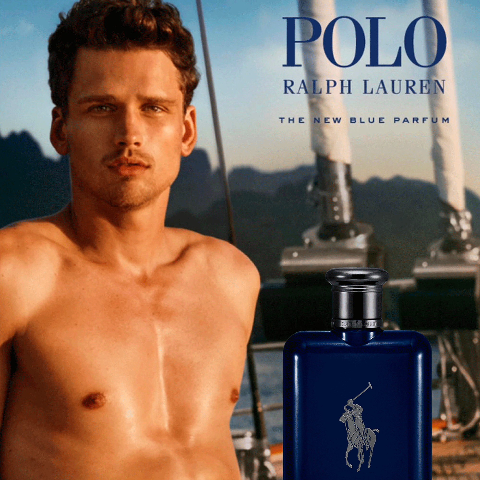 Ralph Lauren Polo Blue Parfum Perfume Masculino 75Ml
