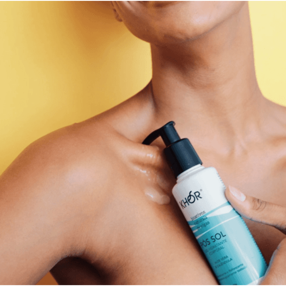Gel Hidratante Pós-Sol Khor Cosmetics Aloe Vera E Calêndula 140g