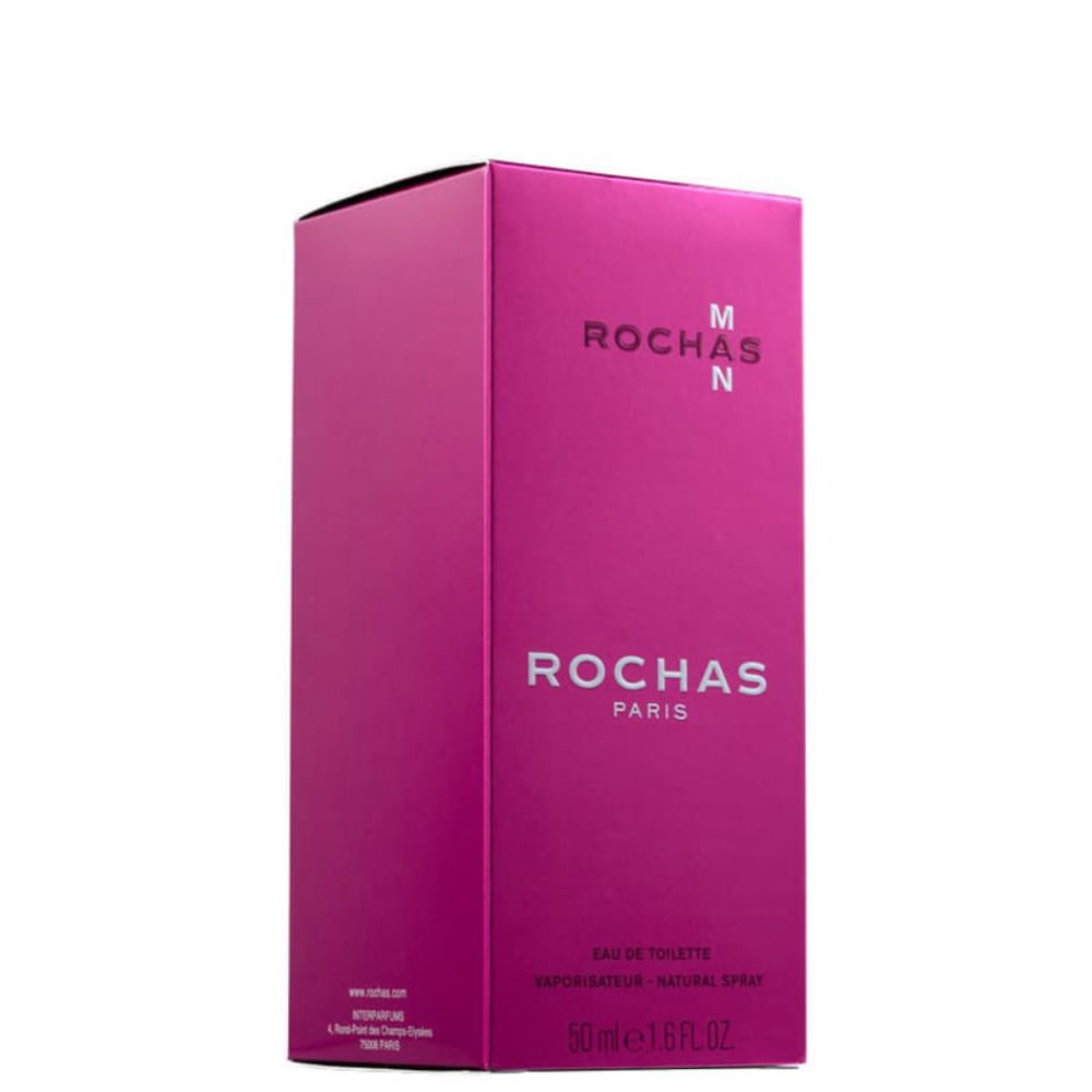 Rochas Man Eau de Toilette Perfume Masculino 50 ml
