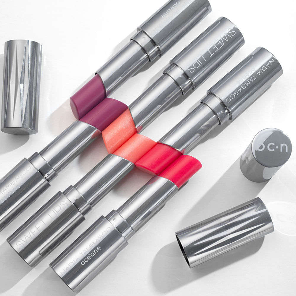 Kit Nádia Tambasco By Océane Revitalizador Lábial Sweet Lips 3 Unidades