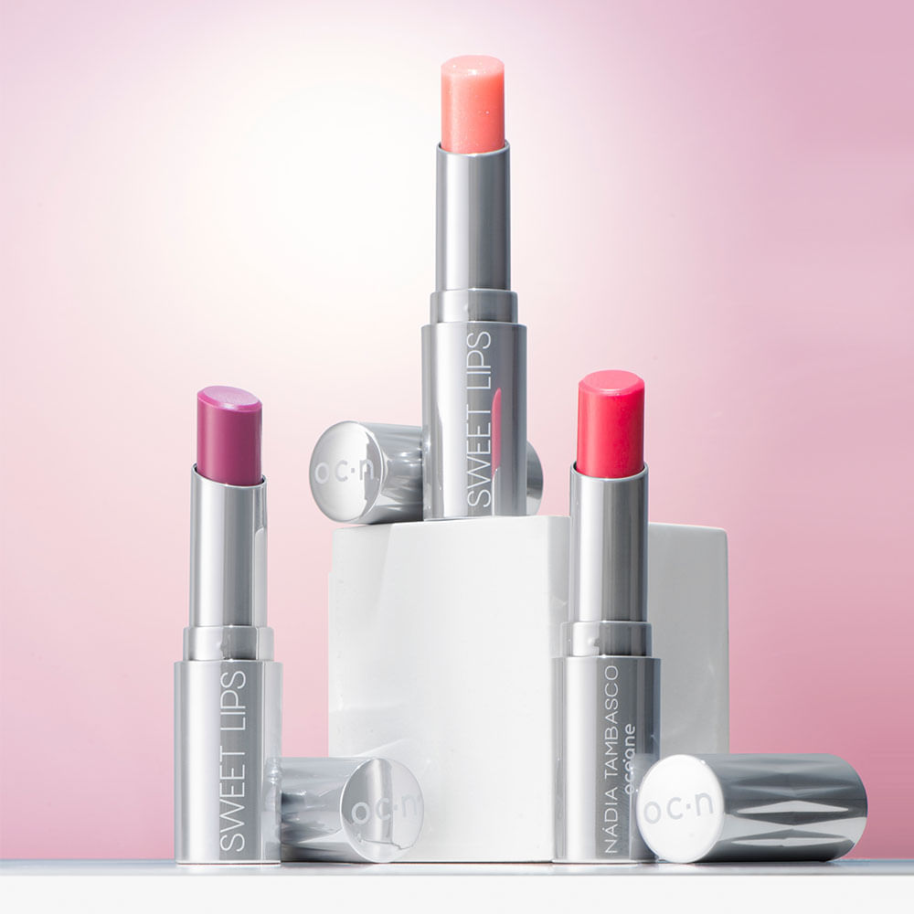 Kit Nádia Tambasco By Océane Revitalizador Lábial Sweet Lips 3 Unidades