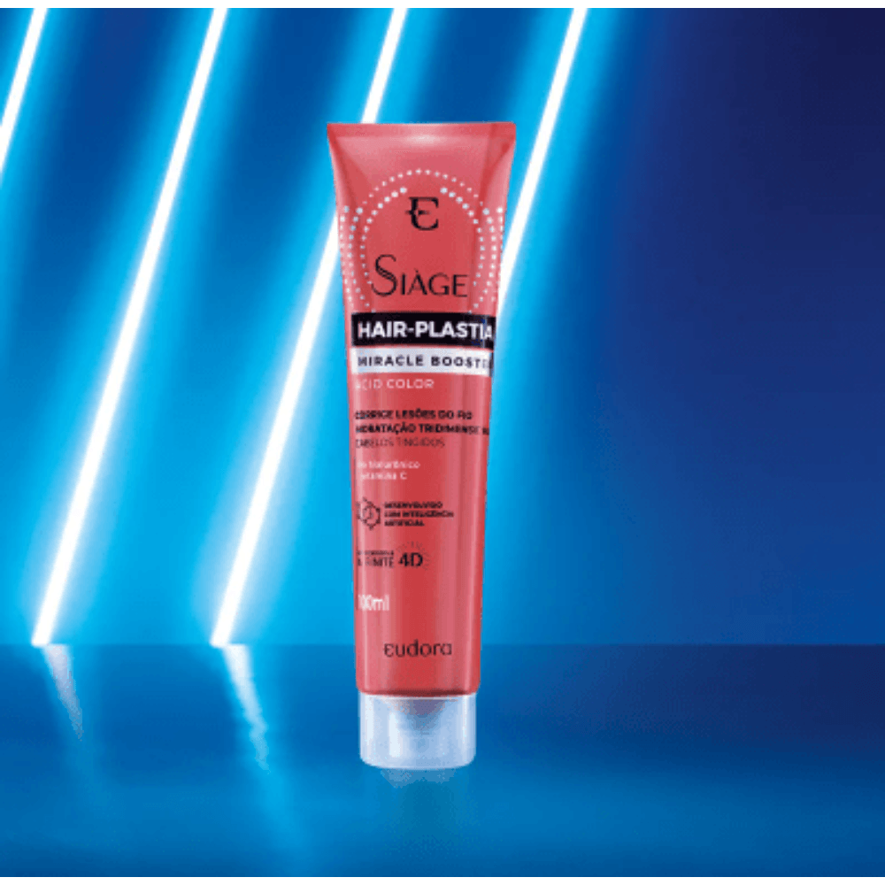 Tratamento Capilar Eudora Siàge Hair-Plastia Miracle Booster Acid Color 100Ml