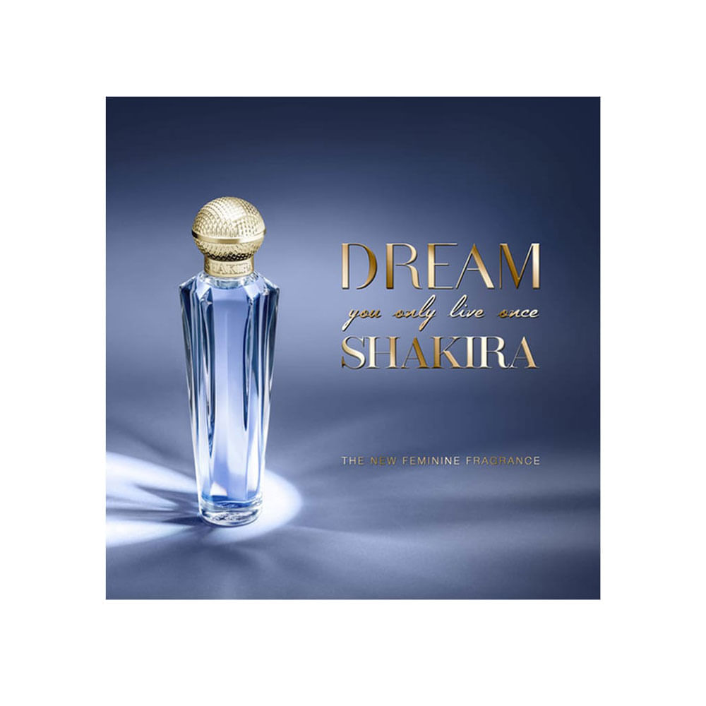 Shakira Dream You Only Live Once Eau De Toilette Perfume Feminino 50Ml