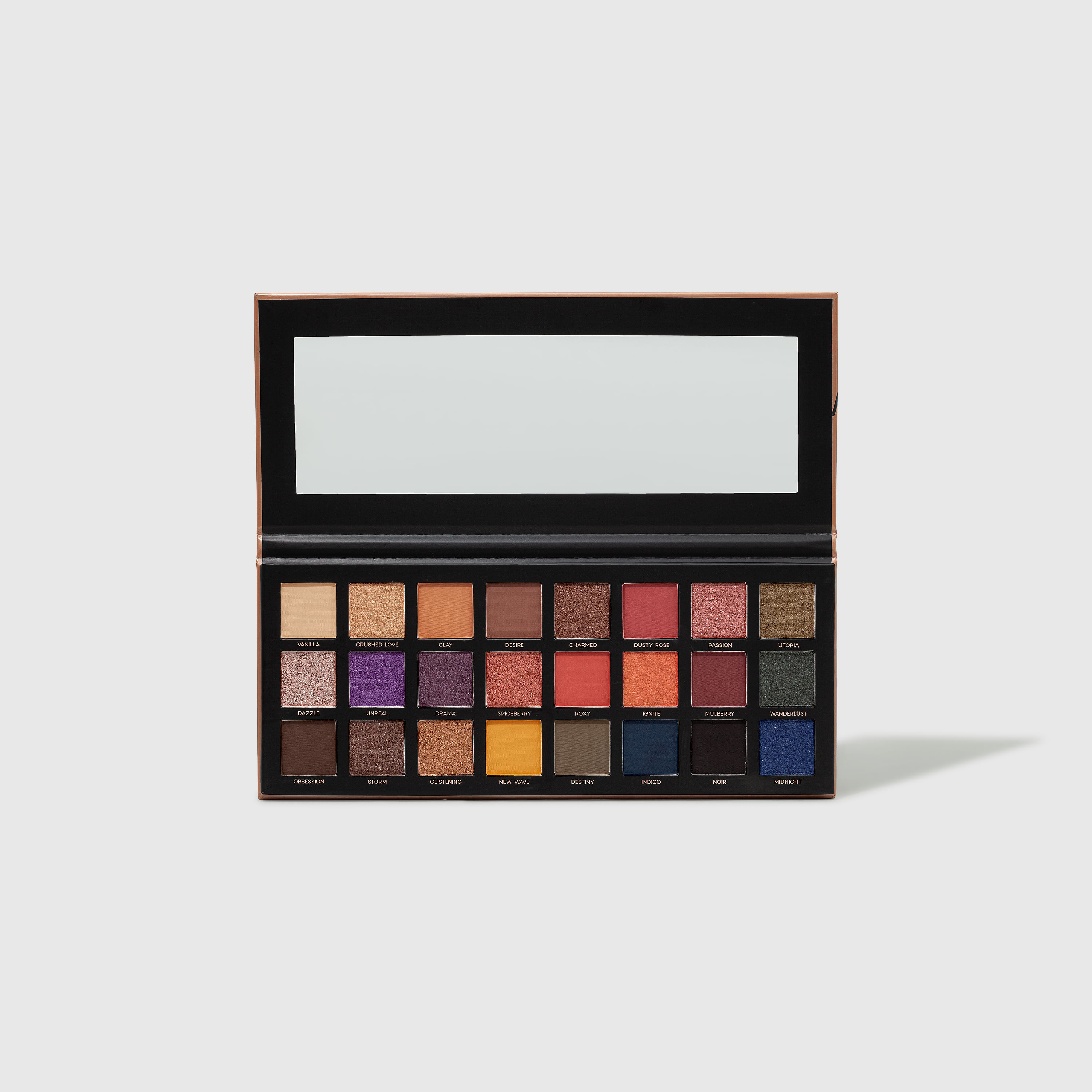 Kit Océane Paleta De Sombras 24 Cores + Batom Líquido Vermelho