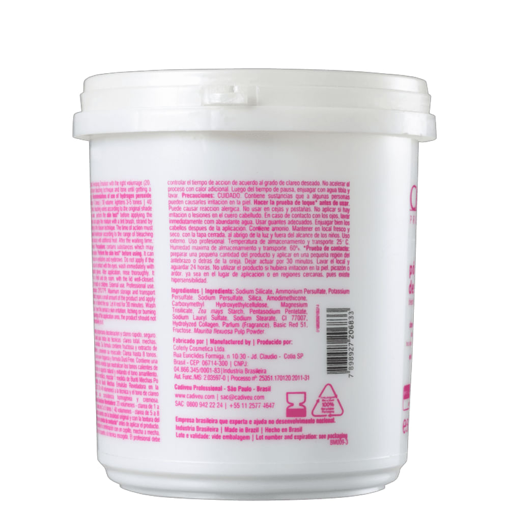 Pó Descolorante Cadiveu Buriti Mechas 500g