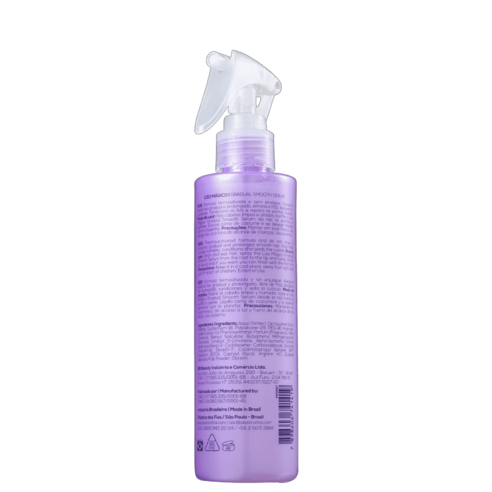 Sérum Anti-Frizz Cadiveu Plástica Dos Fios Liso Mágico 215Ml
