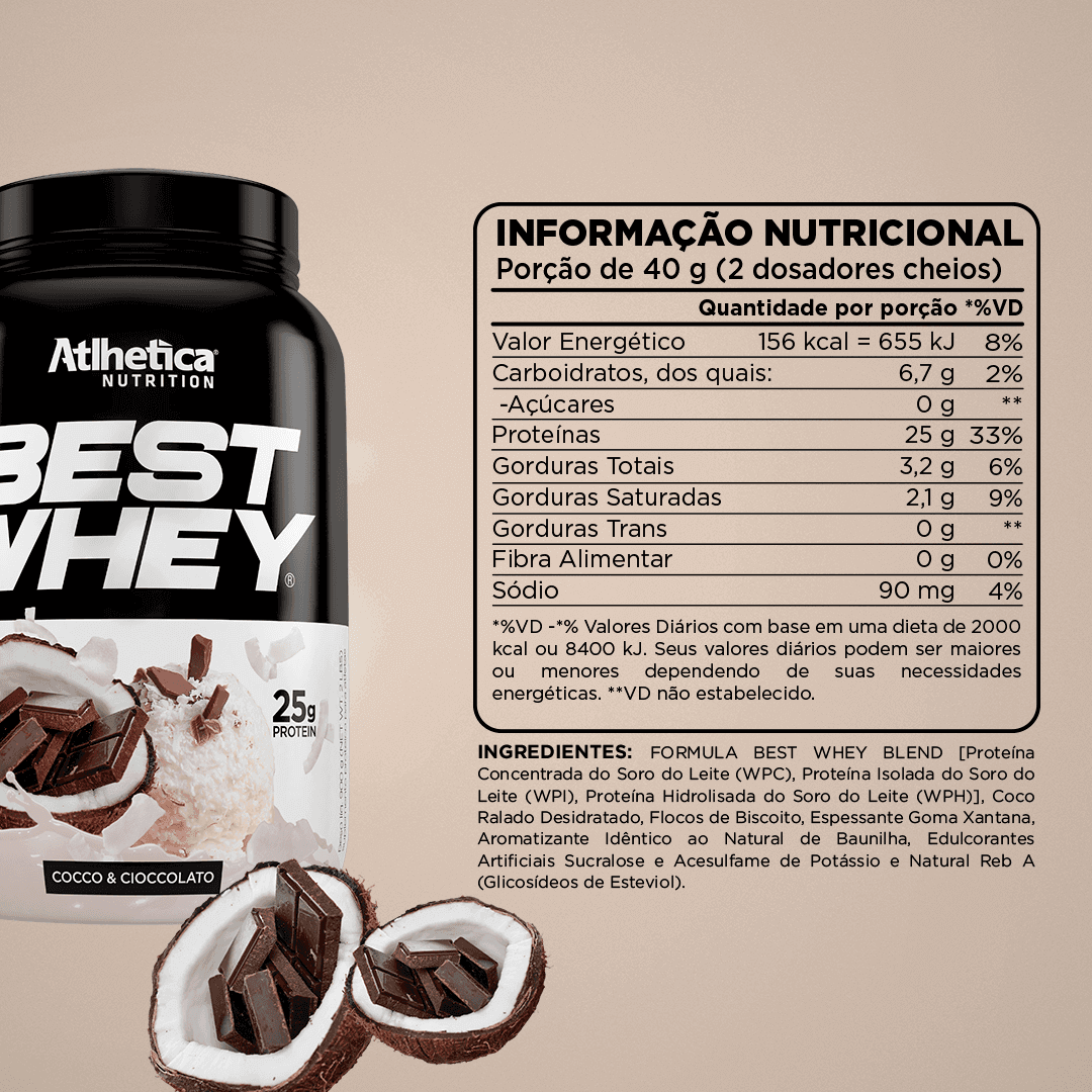 Best Whey Protein Atlhetica Nutrition Cocco & Cioccolato 900g