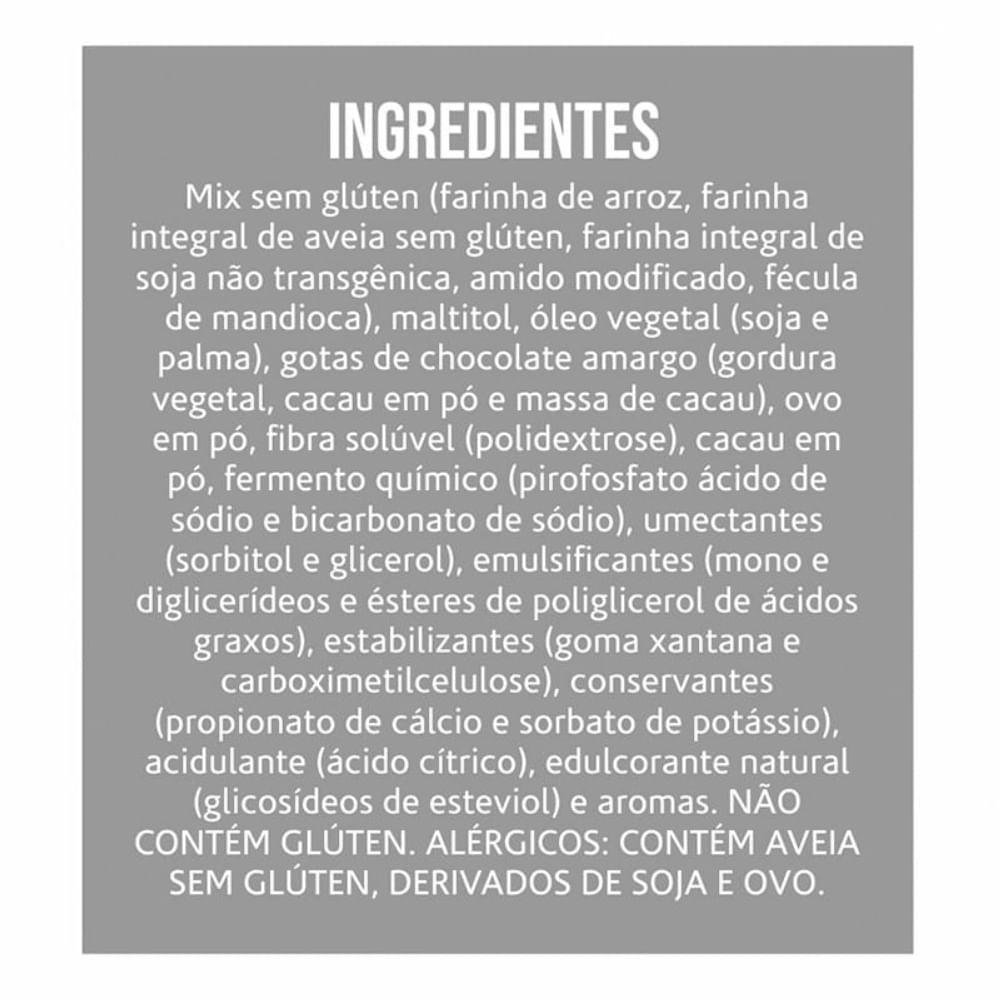 Muffin Double Chocolate Zero Açúcar Belive 40g