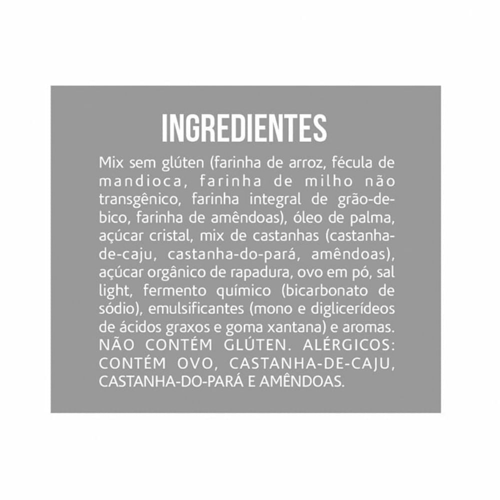 Cookie Sem Glúten Castanha Belive 80g
