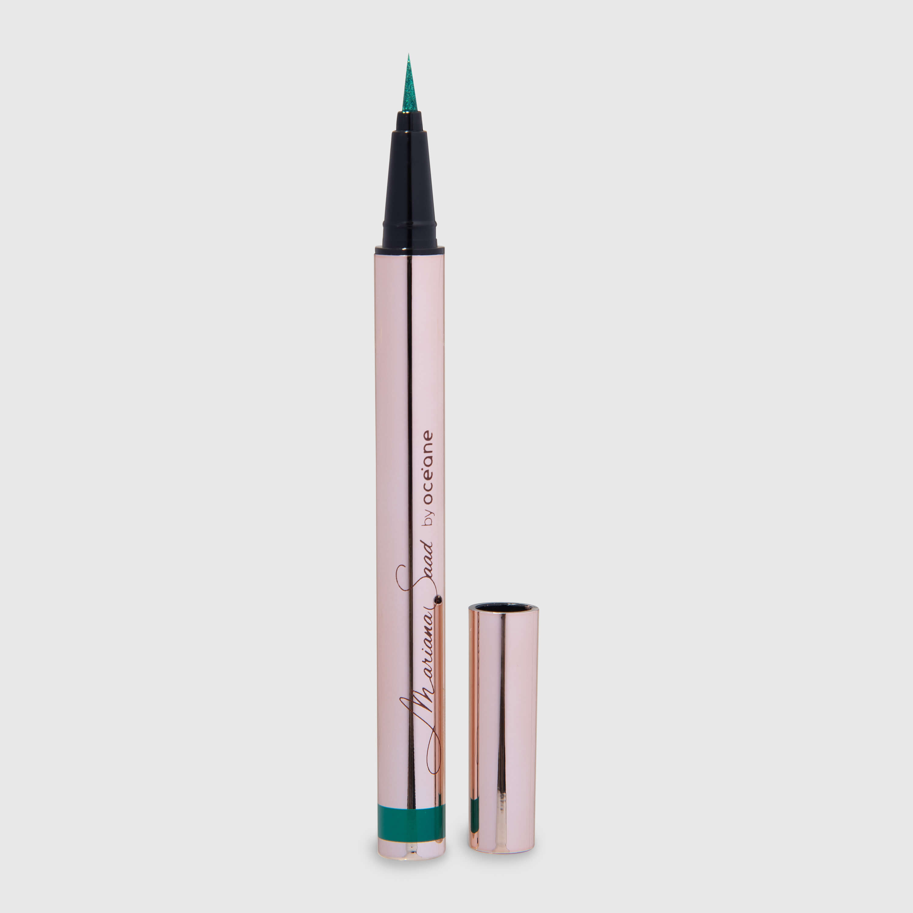 Kit Océane Paleta De Sombras 12 Shades + 2 Canetas Delineadoras Verde E Azul