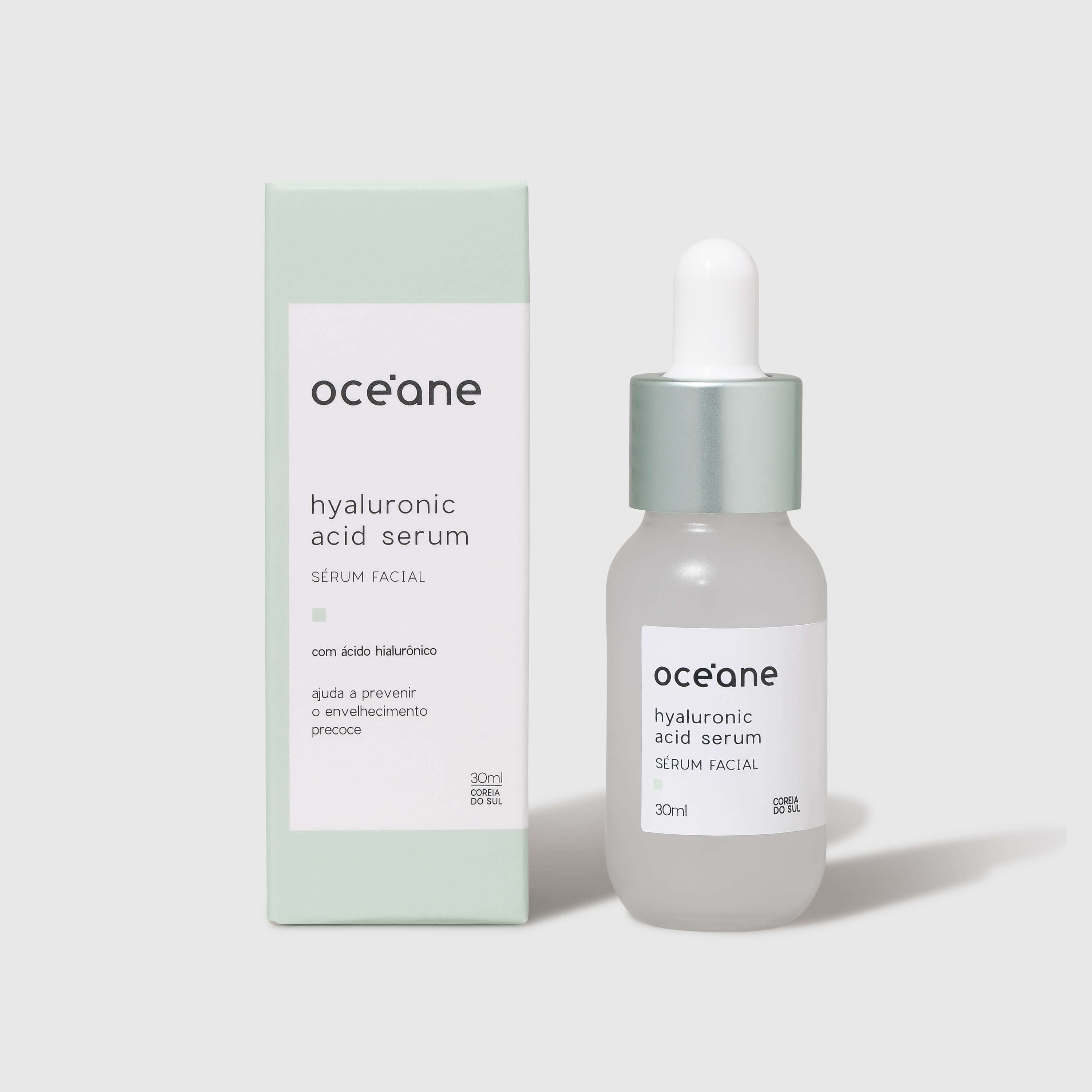 Kit Océane 2 Sérum Faciais Ácido Hialurônico + Vitamina C e Ácido Ferulico