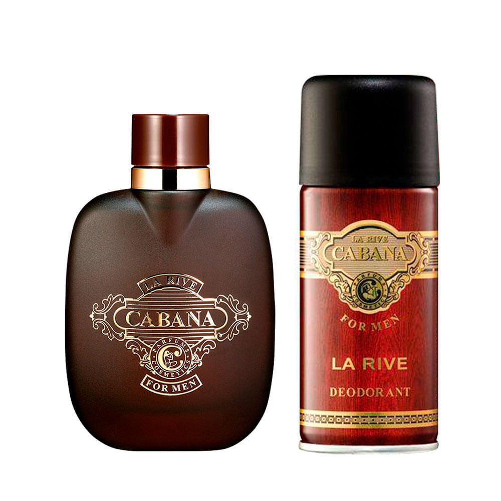 Kit La Rive Cabana Eau De Toilette Perfume Masculino 90Ml + Desodorante 150Ml