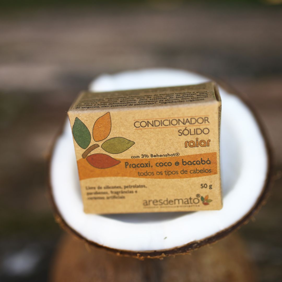 Condicionador Sólido Ares De Mato Raiar Para Todos Os Cabelos 50g