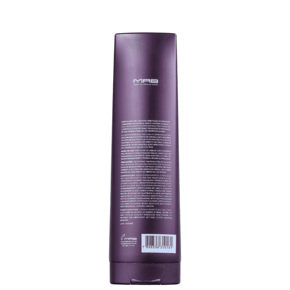 Condicionador MAB Marco Antônio De Biaggi Brazilian Curls 200Ml